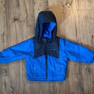 Columbia Kids Two-Tone Blue Reversible Coat